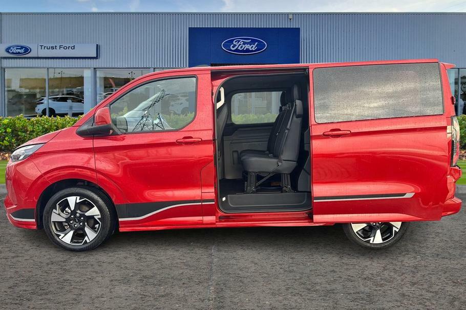 Ford Transit Custom 320 Sport L1 Swb Double Cab In Van 65Kwh 218P SG25VLN Red #5