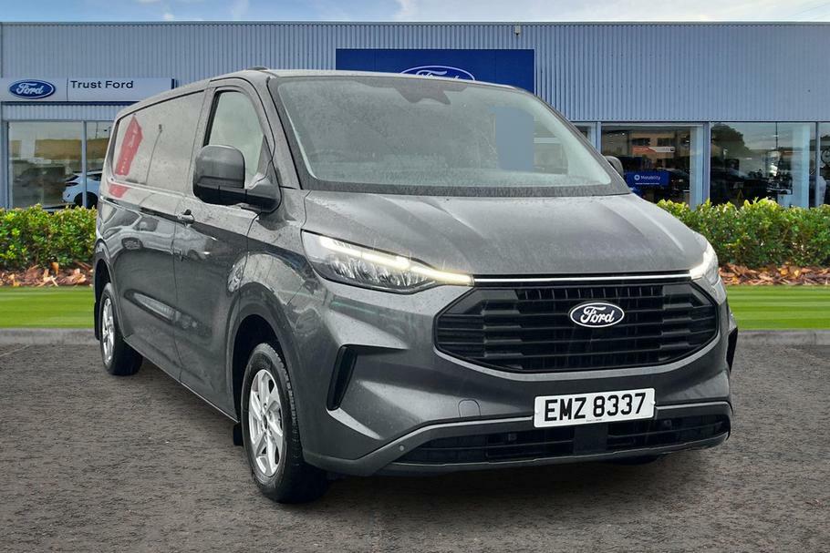 Ford Transit Custom 300 Limited L2 Lwb 2.0 Ecoblue 136Ps Low Roof Grey
