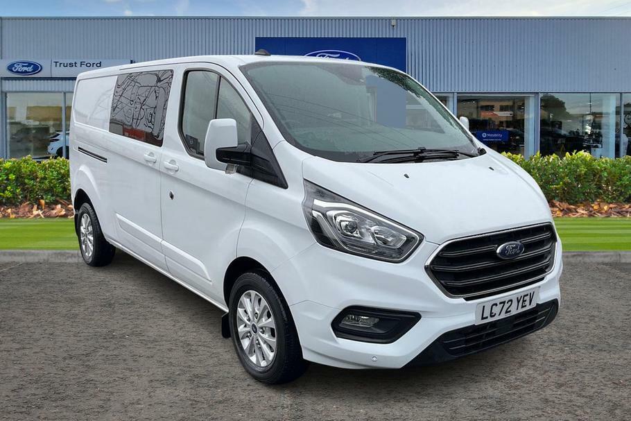 Ford Transit Custom 320 Limited L2 Lwb Double Cab In Van Fwd 2.0 Ecobl LC72YEV White