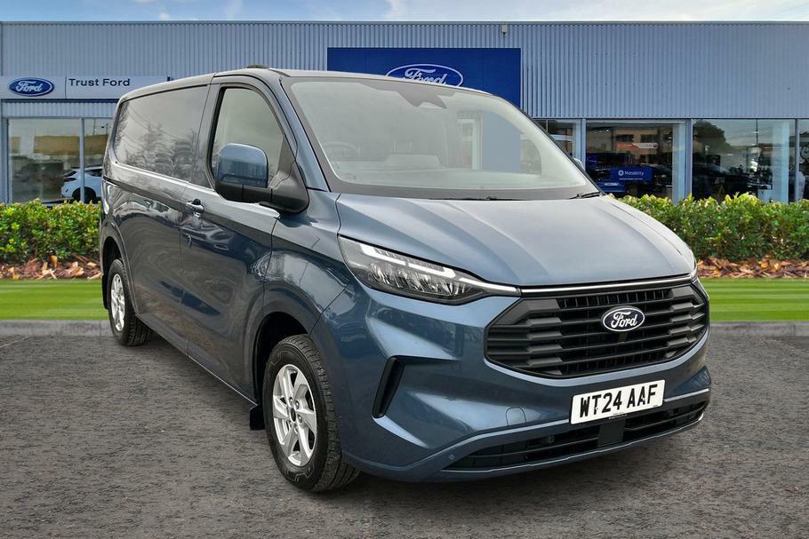 Ford Transit Custom 300 Limited L1 Swb Fwd 2.0 Ecoblue 136Ps Low Blue