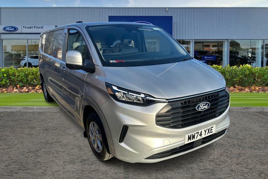 Ford Transit Custom 300 Limited L2 Lwb Fwd 2.0 Ecoblue 136Ps Low Roof MW74YXE Silver