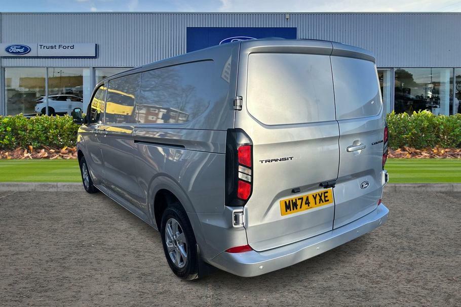 Ford Transit Custom 300 Limited L2 Lwb Fwd 2.0 Ecoblue 136Ps Low Roof MW74YXE Silver #2