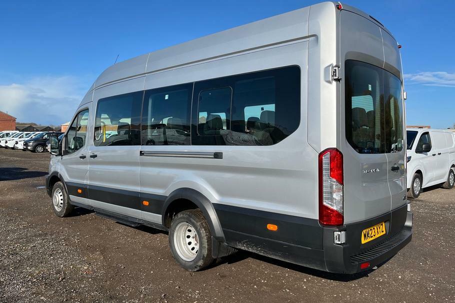 Ford Transit Custom 460 Leader L4 H3 Elwb High Roof 17 Seat Minib WM23XYZ Silver #2