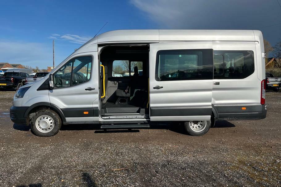 Ford Transit Custom 460 Leader L4 H3 Elwb High Roof 17 Seat Minib WM23XYZ Silver #5