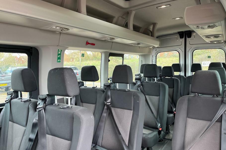 Ford Transit Custom 460 Leader L4 H3 Elwb High Roof 17 Seat Minib WM23YXJ Silver #4