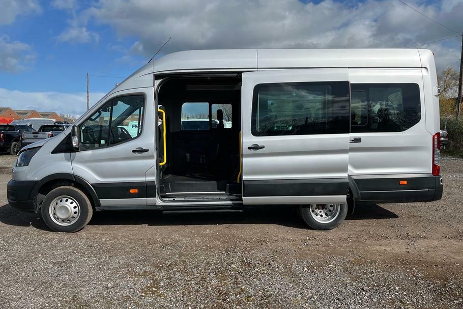 Ford Transit Custom 460 Leader L4 H3 Elwb High Roof 17 Seat Minib Silver #5