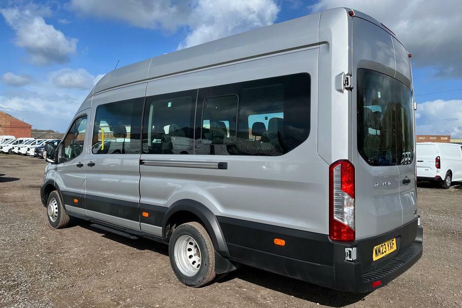 Ford Transit Custom 460 Leader L4 H3 Elwb High Roof 17 Seat Minib Silver #2