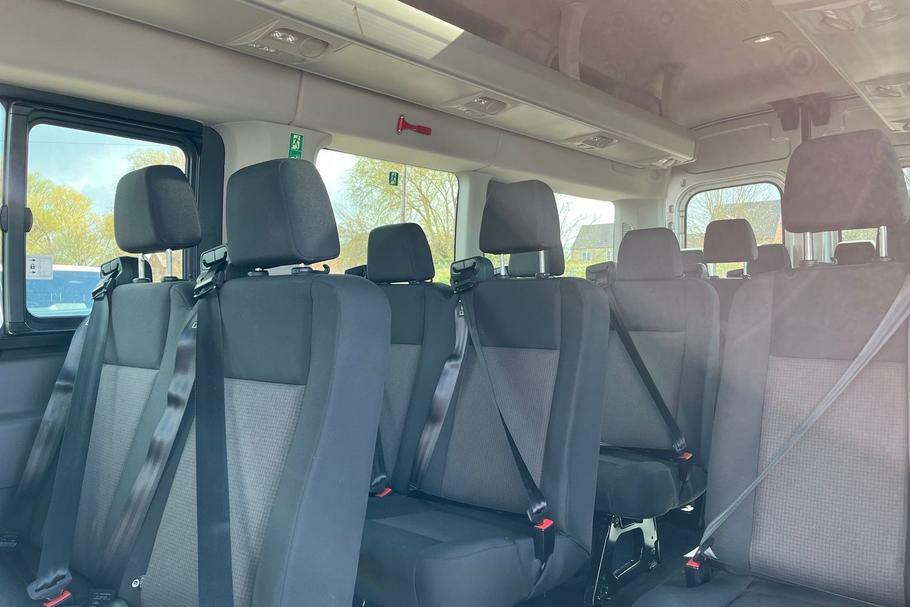 Ford Transit Custom 460 Leader L4 H3 Elwb High Roof 17 Seat Minib WO23MPF Silver #4