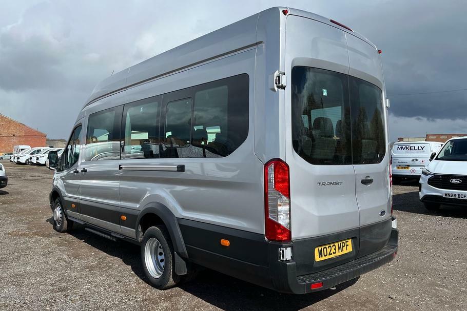 Ford Transit Custom 460 Leader L4 H3 Elwb High Roof 17 Seat Minib WO23MPF Silver #2