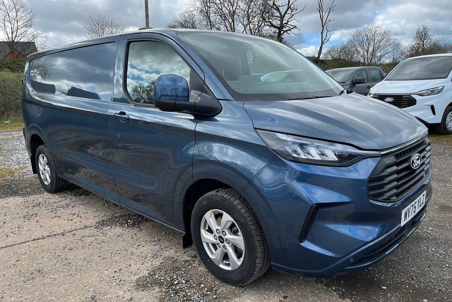 Ford Transit Custom 280 Limited L2 Lwb Fwd 2.0 Ecoblue 136Ps Low Blue
