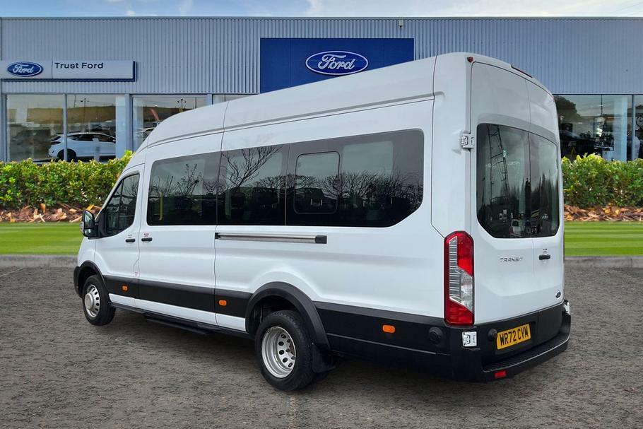 Ford Transit Custom 460 Leader L4 H3 Elwb High Roof 17 Seat Minib WR72CVM White #2