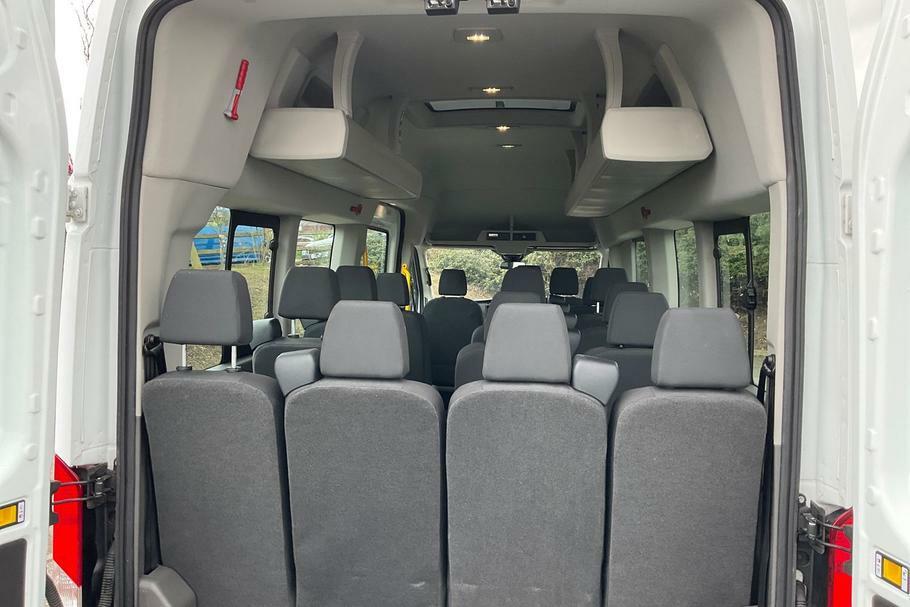 Ford Transit Custom 460 Leader L4 H3 Elwb High Roof 17 Seat Minib WR72CVM White #4