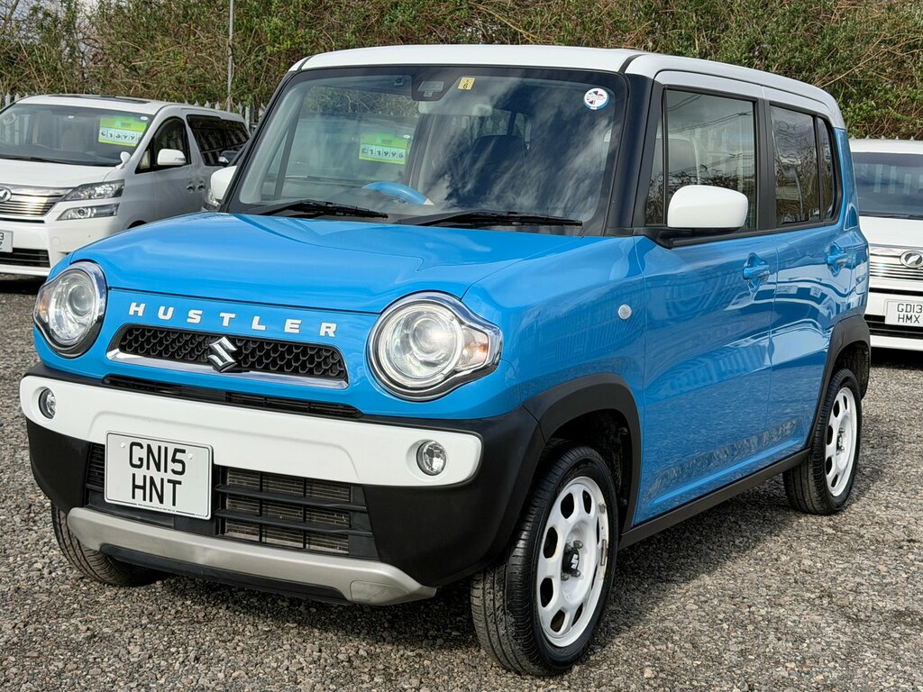 Suzuki Hustler Turbo G 660Cc Kei Car Mr31s Summer Blue Hatch Blue #3
