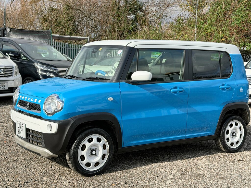 Suzuki Hustler Turbo G 660Cc Kei Car Mr31s Summer Blue Hatch Blue #4