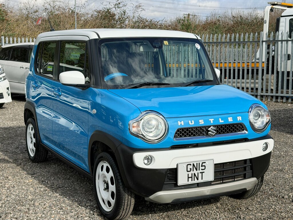 Suzuki Hustler Turbo G 660Cc Kei Car Mr31s Summer Blue Hatch Blue