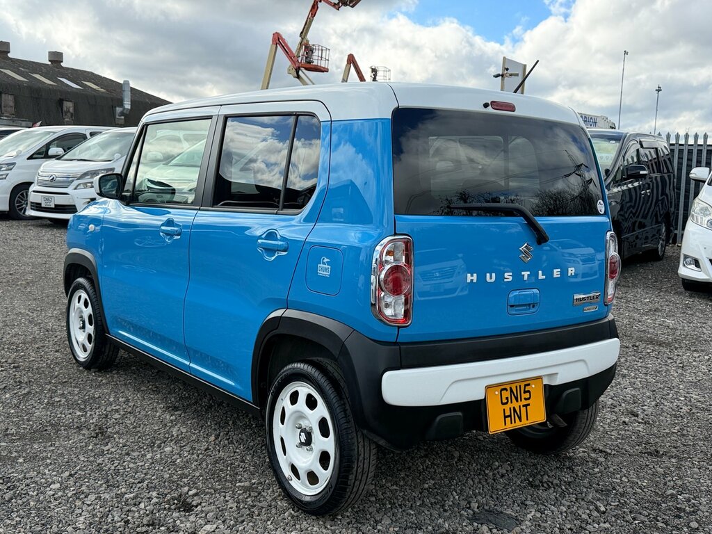 Suzuki Hustler Turbo G 660Cc Kei Car Mr31s Summer Blue Hatch Blue #5