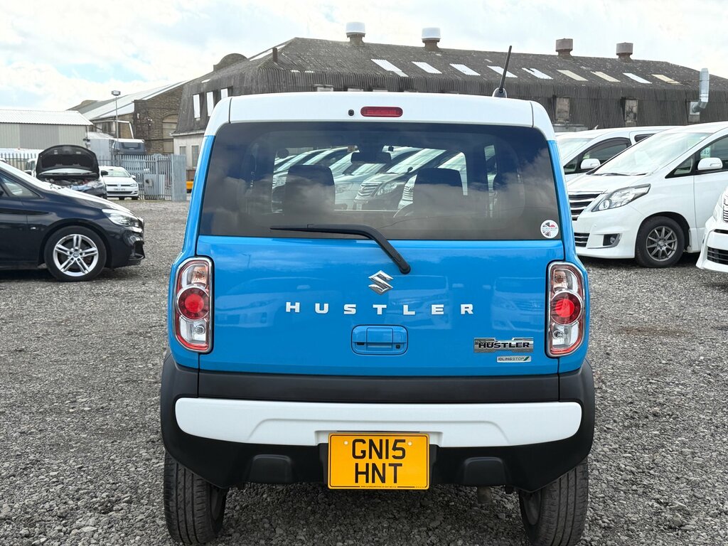Suzuki Hustler Turbo G 660Cc Kei Car Mr31s Summer Blue Hatch Blue #6