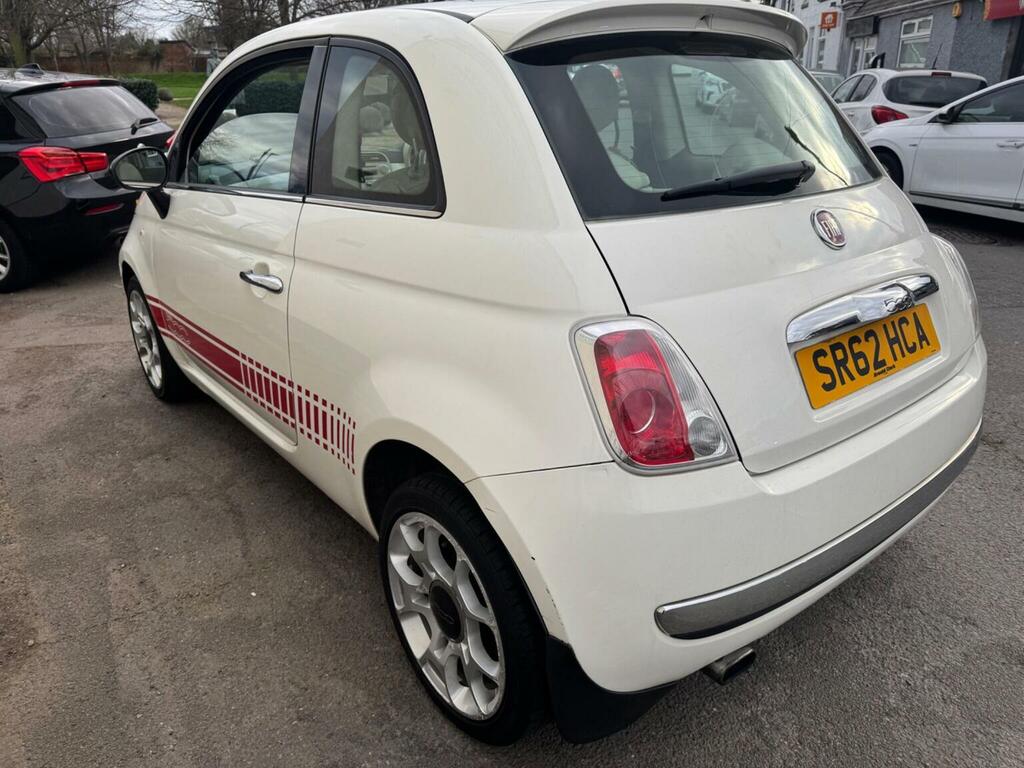 Fiat 500 Hatchback 1.2 Lounge Euro 4 201262 SR62HCA White #4