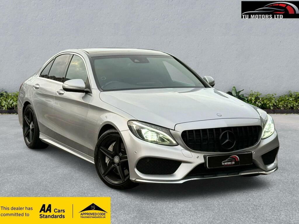 Mercedes-Benz C Class Saloon 2.1 C250d Amg Line Premium Plus G-tronic LS15OGT Silver