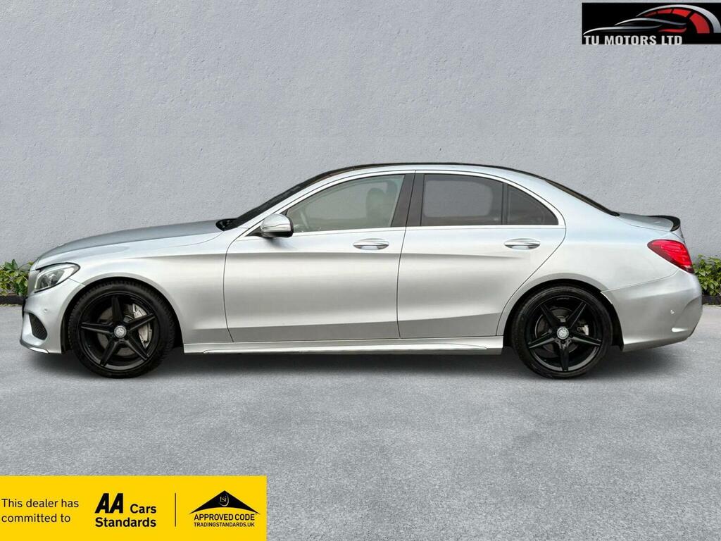 Mercedes-Benz C Class Saloon 2.1 C250d Amg Line Premium Plus G-tronic LS15OGT Silver #6