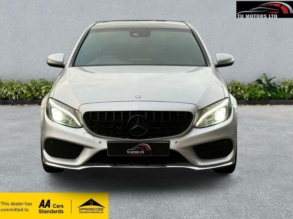 Mercedes-Benz C Class Saloon 2.1 C250d Amg Line Premium Plus G-tronic LS15OGT Silver #2
