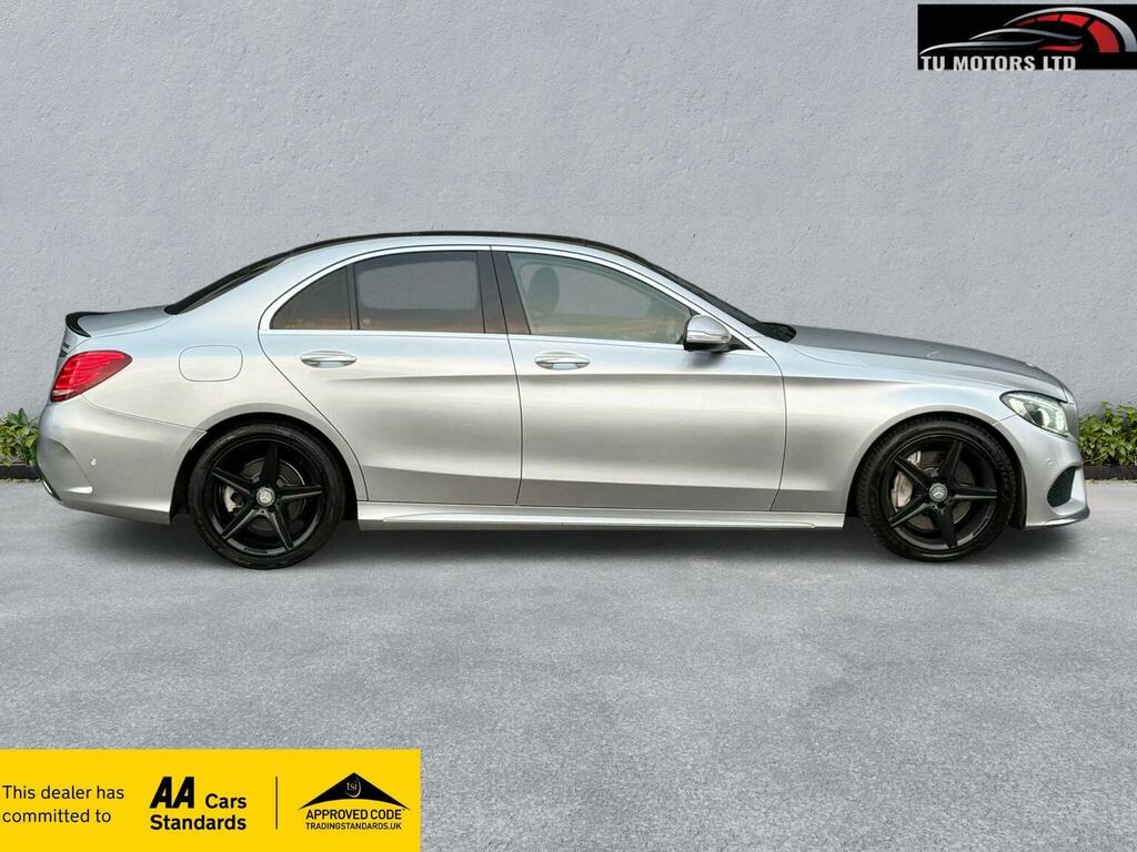 Mercedes-Benz C Class Saloon 2.1 C250d Amg Line Premium Plus G-tronic LS15OGT Silver #5