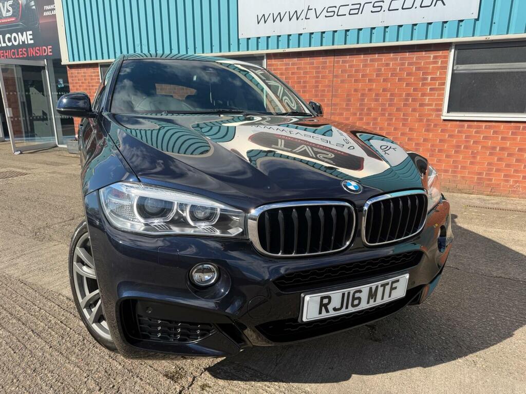 BMW X6 Suv 3.0 30D M Sport Xdrive Euro 6 Ss RJ16MTF Black #3