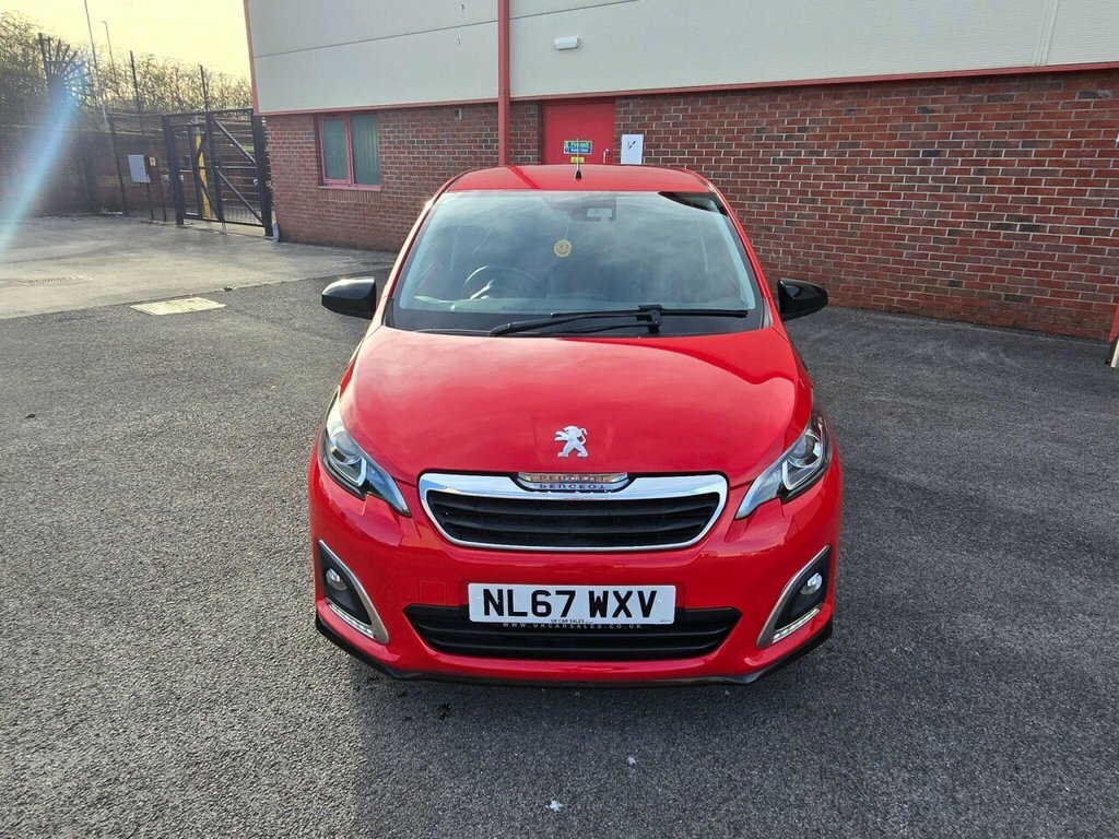 Peugeot 108 Hatchback NL67WXV Red #4