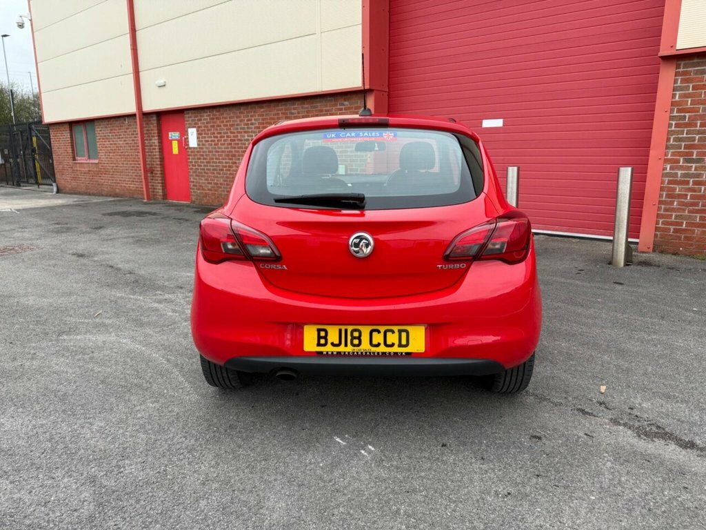 Vauxhall Corsa Hatchback BJ18CCD Red #5