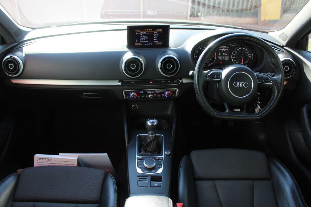 Audi A3 A3 S Line Nav Tfsi BU16OTP Black #3