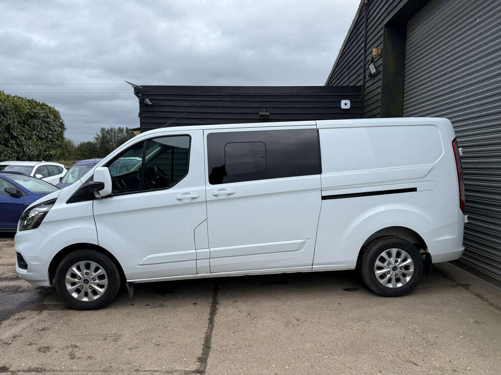 Ford Transit Custom 2.0 Transit Custom 300 Limited Ecoblue YN72KJJ White #2