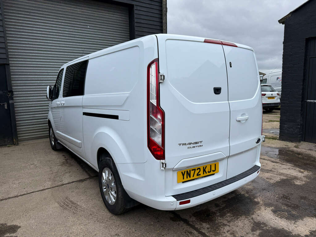 Ford Transit Custom 2.0 Transit Custom 300 Limited Ecoblue YN72KJJ White #4