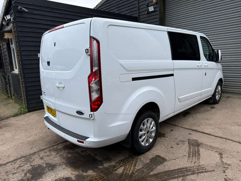 Ford Transit Custom 2.0 Transit Custom 300 Limited Ecoblue YN72KJJ White #6