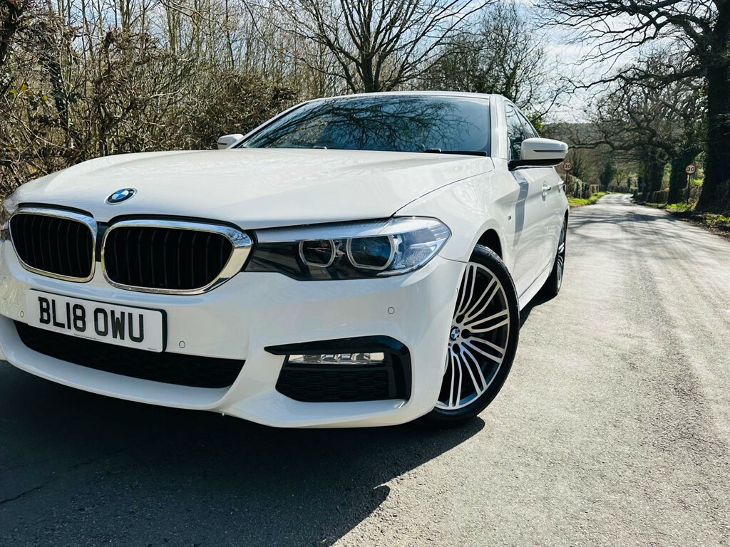 BMW 5 Series 2.0 L 530I M Sport White #2