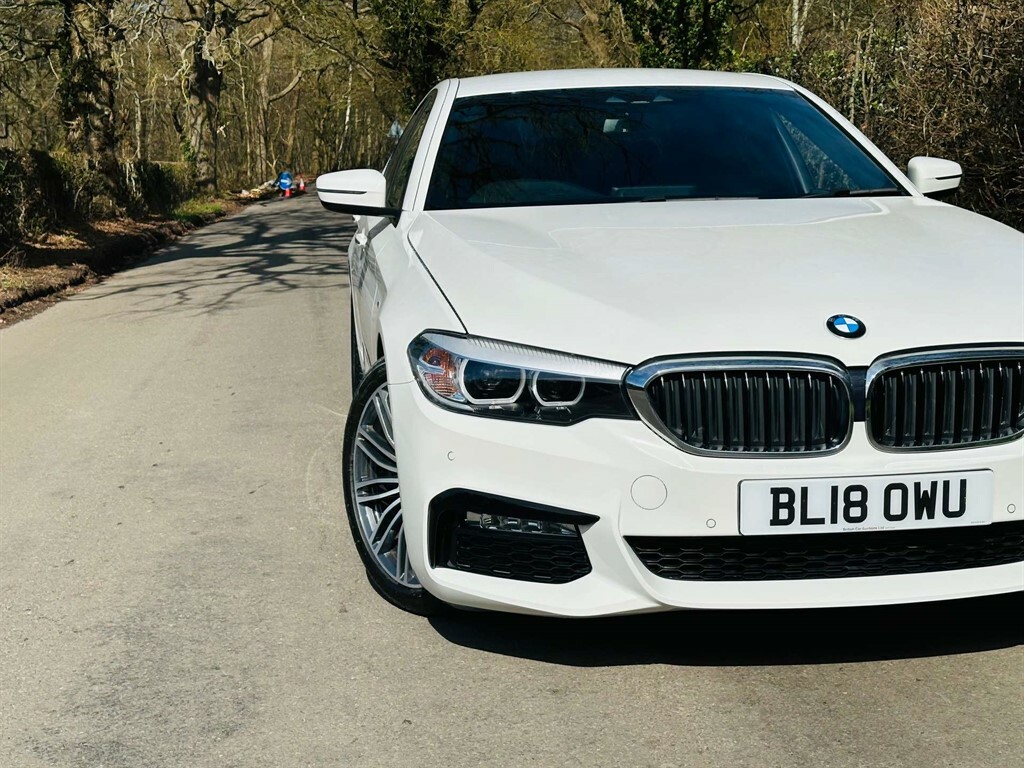 BMW 5 Series 2.0 L 530I M Sport White #4