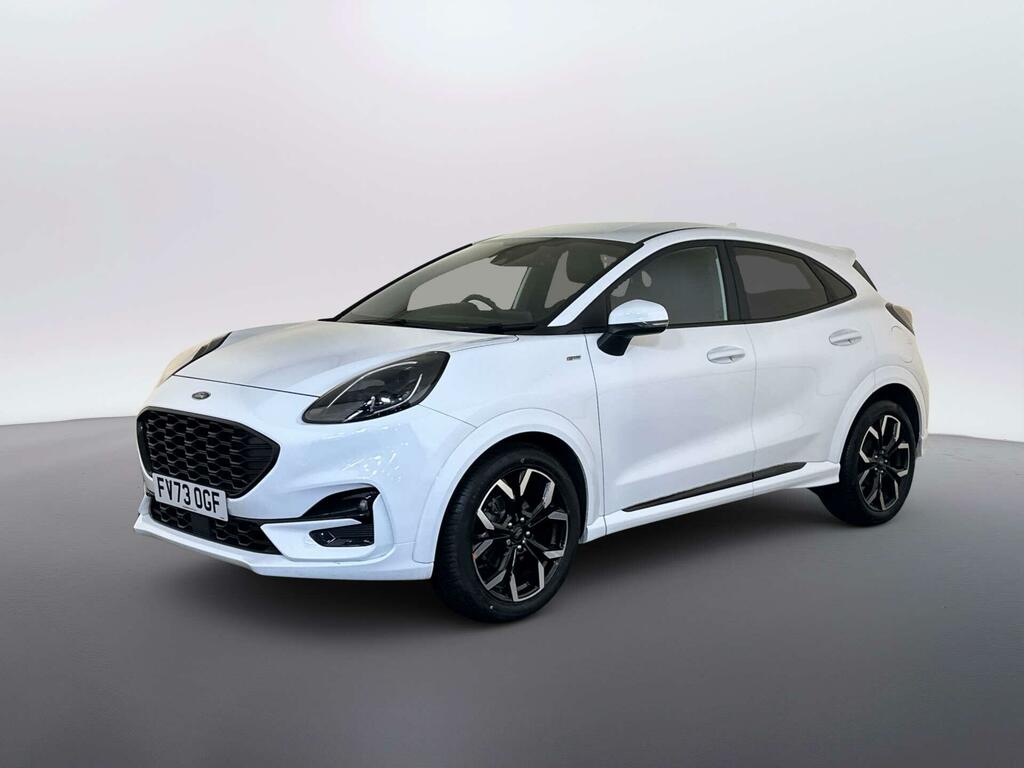 Ford Puma 1.0T Ecoboost Mhev St-line X Suv Hybrid FV73OGF White #4