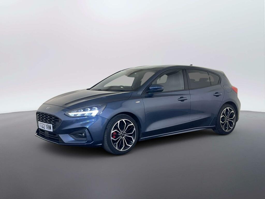 Ford Focus 1.0T Ecoboost St-line X Edition Hatchback Petr YT22YRM Blue #4