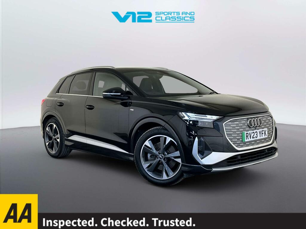 Audi Q4 E Tron 50 S Line Suv Quattro 82Kwh 299 Black