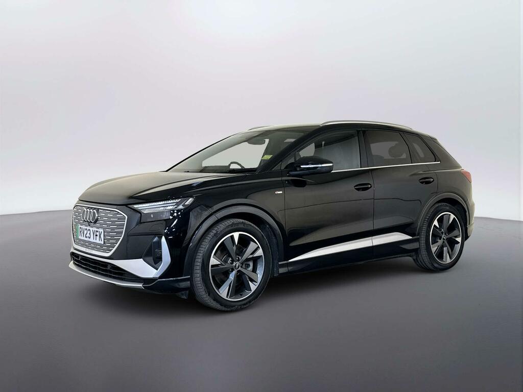 Audi Q4 E Tron 50 S Line Suv Quattro 82Kwh 299 RV23YFK Black #4