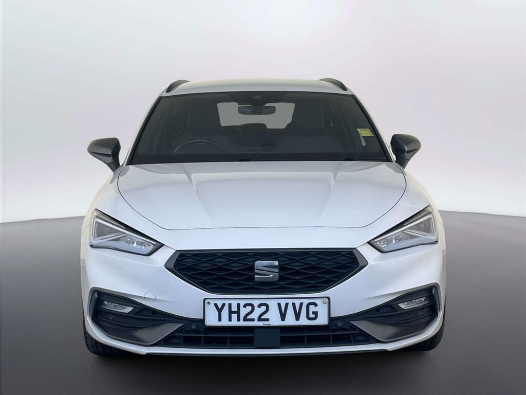 Seat Leon 1.5 Tsi Evo Fr Sport Estate Euro YH22VVG White #3