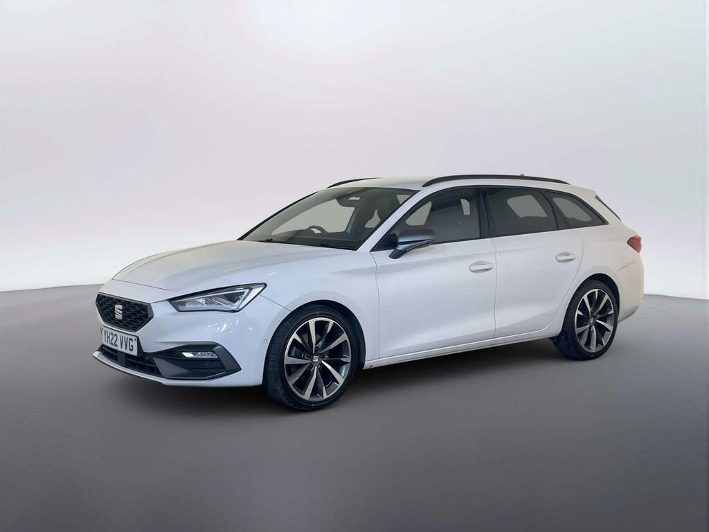 Seat Leon 1.5 Tsi Evo Fr Sport Estate Euro YH22VVG White #4