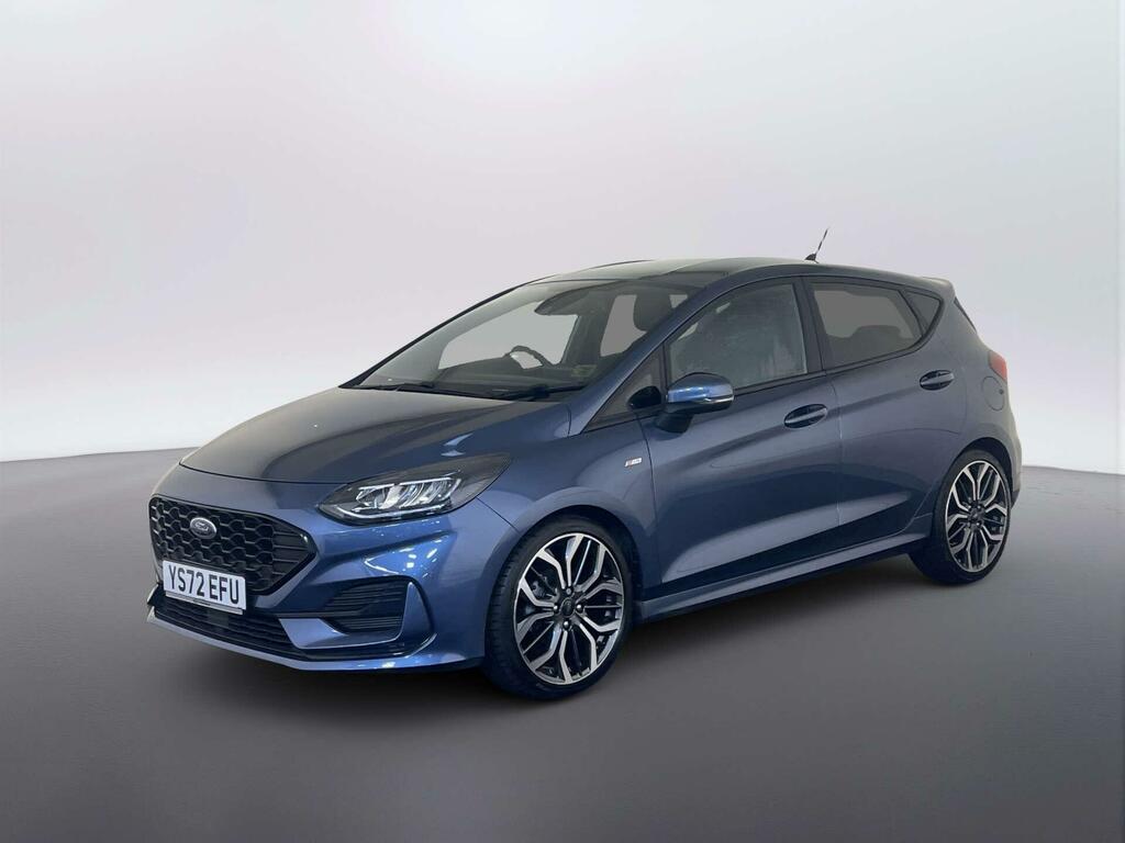 Ford Fiesta 1.0T Ecoboost Mhev St-line X Edition Hatchback YS72EFU Blue #4