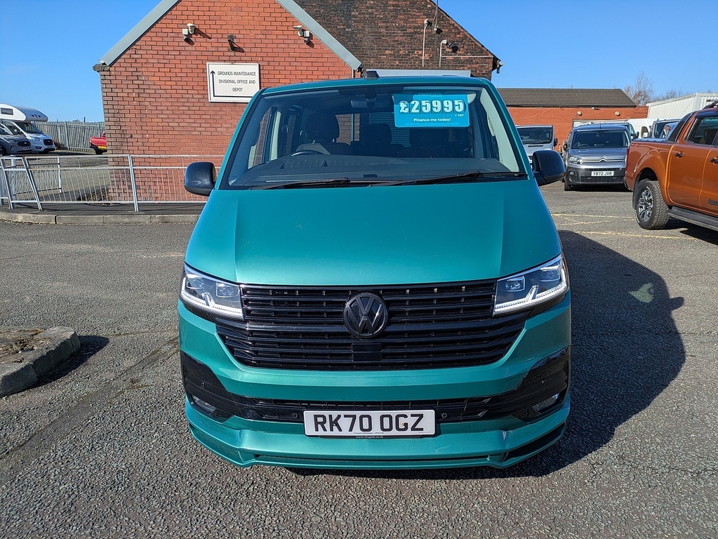 Volkswagen Transporter Tdi T32 Highline RK70OGZ Green #2