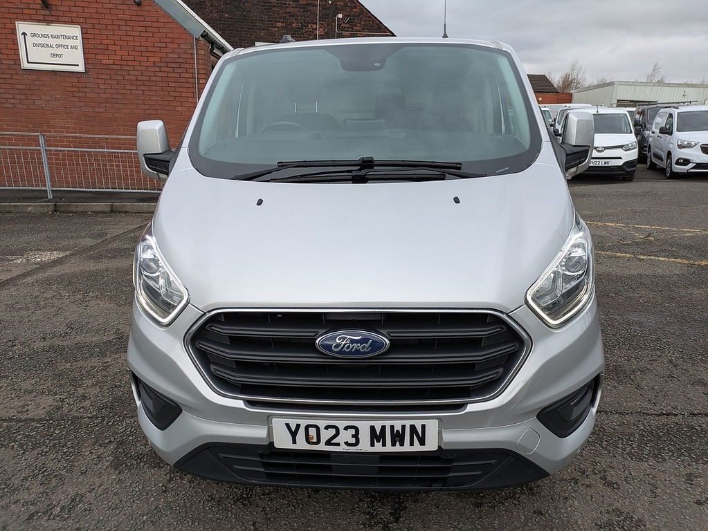 Ford Transit Custom 300 Ecoblue Limited YO23MWN Silver #2
