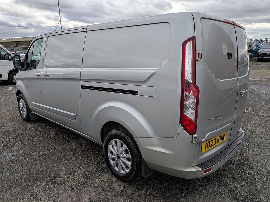 Ford Transit Custom 300 Ecoblue Limited YO23MWN Silver #5