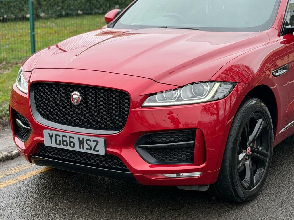 Jaguar F-Pace Suv 2.0 D180 R-sport Awd Euro 6 Ss 20 YG66WSZ Red #5