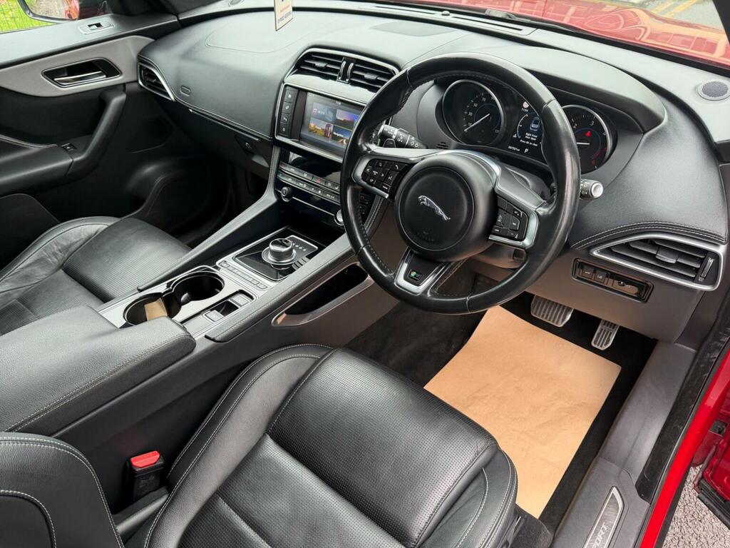 Jaguar F-Pace Suv 2.0 D180 R-sport Awd Euro 6 Ss 20 YG66WSZ Red #2