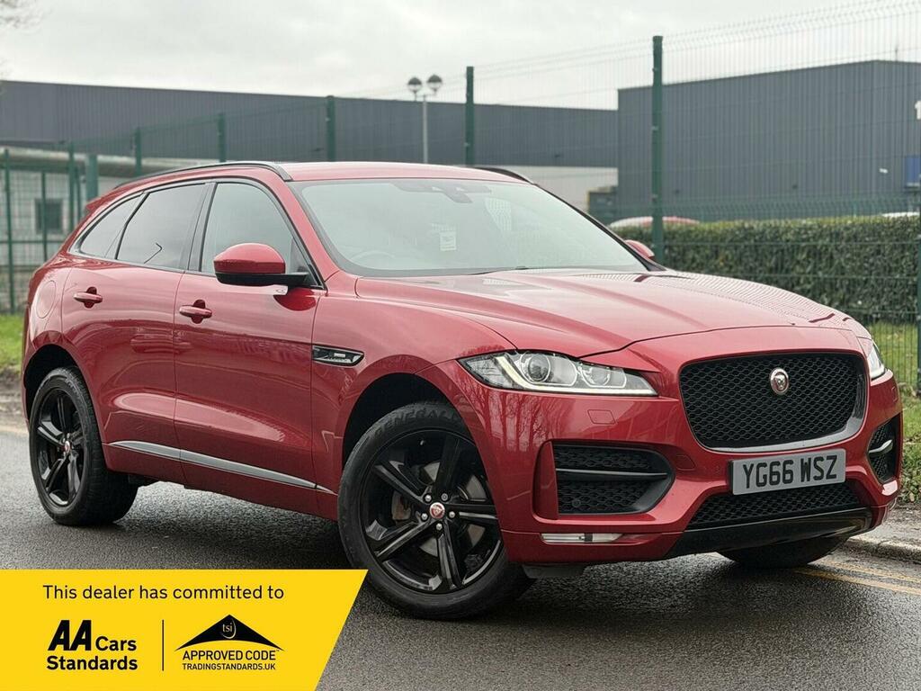 Jaguar F-Pace Suv 2.0 D180 R-sport Awd Euro 6 Ss 20 Red