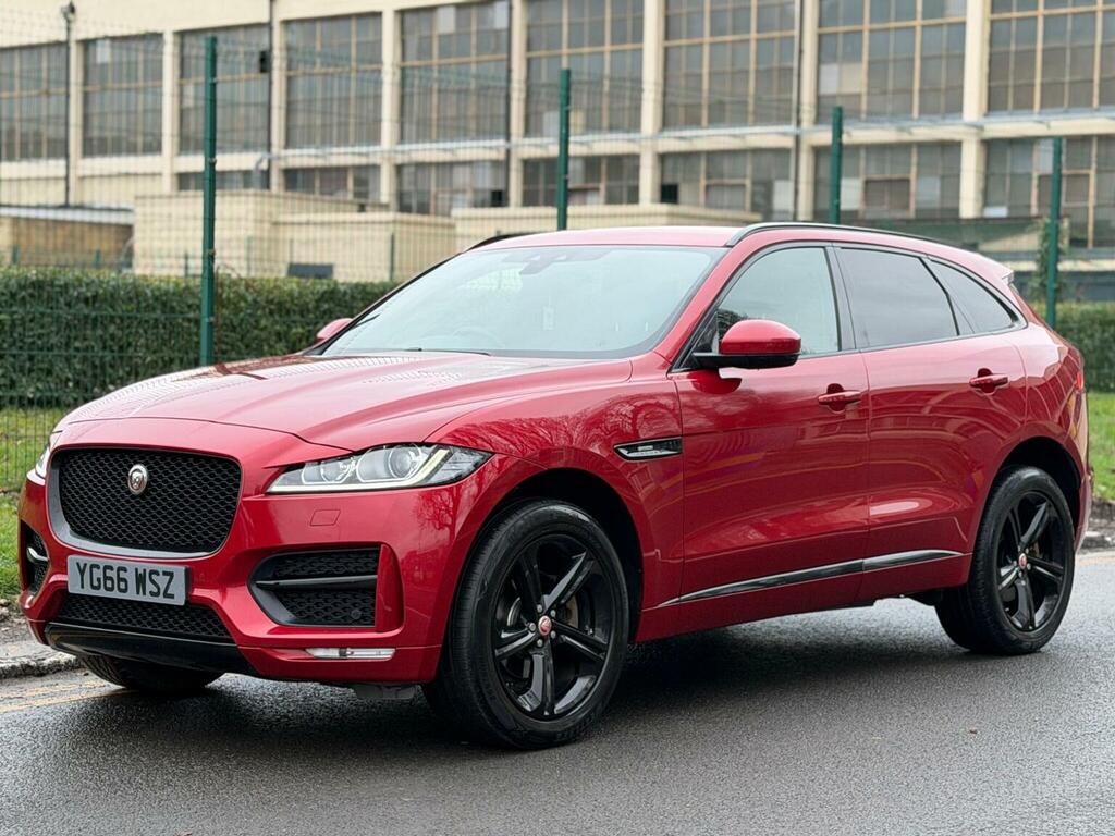 Jaguar F-Pace Suv 2.0 D180 R-sport Awd Euro 6 Ss 20 YG66WSZ Red #6