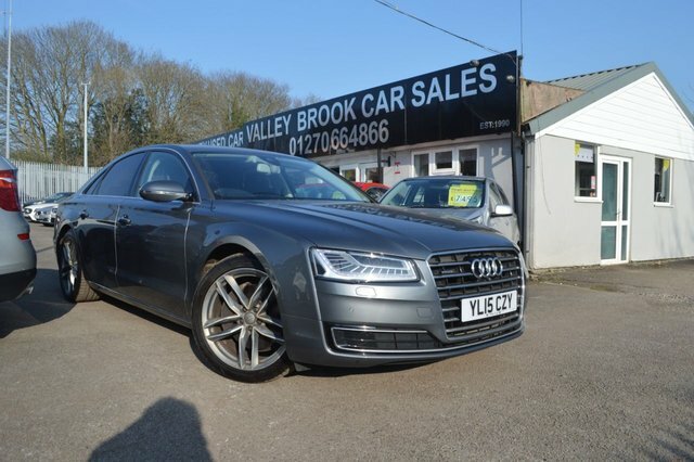 Audi A8 3.0 Tdi V6 Sport Executive Saloon Tiptr YL15CZY Grey #2